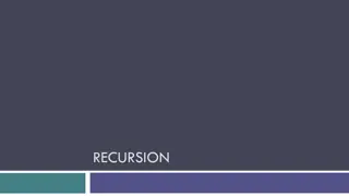 Understanding Recursion: Concepts and Examples