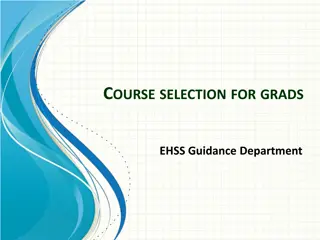 Effective Steps for Graduates: Course Selection, Post-Secondary Destination Selection, and Submission