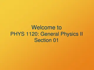 General Physics II: Overview of Fluids, Electricity, Magnetism, Optics, and Modern Physics