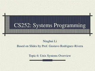 Understanding Operating Systems: A Tour of UNIX