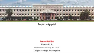Introduction to Java Applets: Core Concepts and Implementation