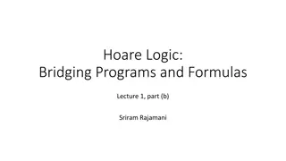 Understanding Hoare Logic and Verification Procedures