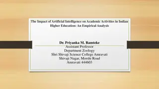 Transforming Higher Education in India: The Impact of Artificial Intelligence