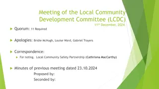 LCDC Meeting Update December 2024