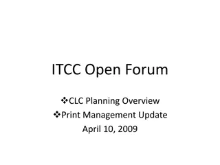 CLC Planning Overview: Implementing Changes & Evaluating Requests