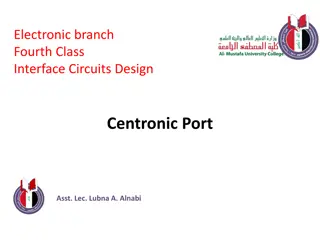 Understanding Centronic Port Interface for Printer Connectivity