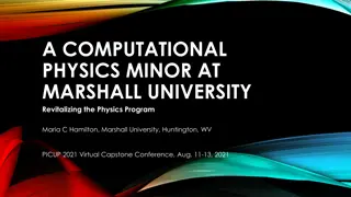 Revitalizing Physics Program through Computational Physics Minor at Marshall University