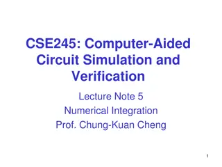 Computer-Aided Circuit Simulation and Verification Lecture Note