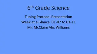 6th Grade Science Tuning Protocol Presentation Overview