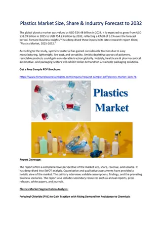 Plastics Market Size, Share & Industry Forecast to 2032