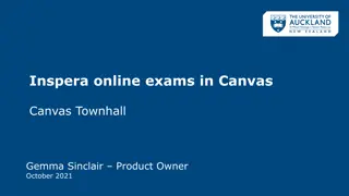 Canvas Integration for Inspera Online Exam Management