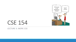 Understanding Cascading Style Sheets (CSS) for Web Page Design