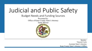 Judicial and Public Safety Budget Needs - Funding and Alternatives
