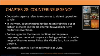 Counterinsurgency Responses and Practices Across Regions
