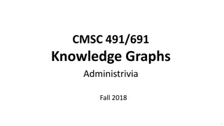 Understanding Knowledge Graphs in Semantic Web - CMSC.491/691 Fall 2018 Administrivia