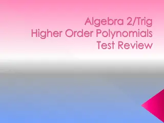 High Order Polynomial Equations Test Review