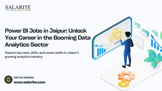 Power BI Jobs in Jaipur Unlock Your Career in the Booming Data Analytics Sector