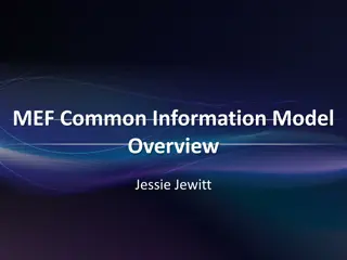 MEF Common Information Model Overview in Atlanta