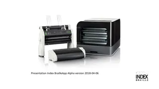 Innovative BrailleApp Features for V5 Printer Connectivity