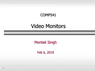 Understanding How Monitors Work: Insights from COMP541 Video by Montek Singh