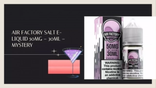 Mystery Flavor  Air Factory Salt E-Liquid 50mg - 30ml
