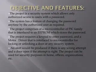 Advanced Security System with PIC Microcontroller and Keypad Interface