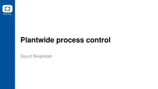 Applying Process Control in Plantwide Systems for Improved Operations