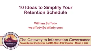 Streamlining Retention Schedules for Efficient Records Management