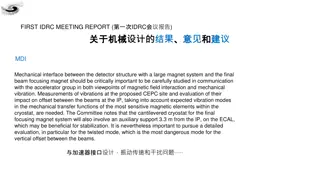IDRC Meeting Report: Mechanical Integration and Tracking Challenges