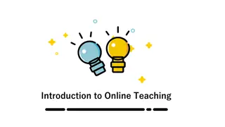 Effective Strategies for Online Teaching and Reflection