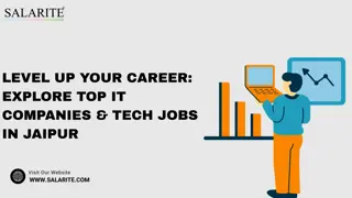 Level Up Your Career Explore Top IT Companies & Tech Jobs in Jaipur