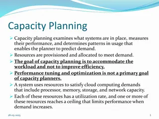 Understanding Capacity Planning for Cloud Systems