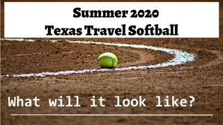 Texas Travel Softball Meeting: Planning for Safe Return to Play