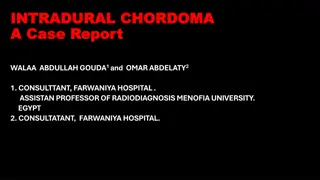 Juvenile Intradural Chordoma: A Rare Case Report