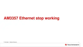 Troubleshooting AM3357 Ethernet Communication Issue