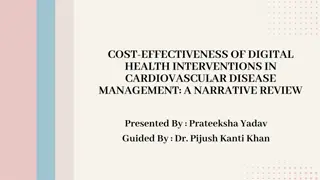 Cost-Effectiveness of Digital Health Interventions in Cardiovascular Disease Management