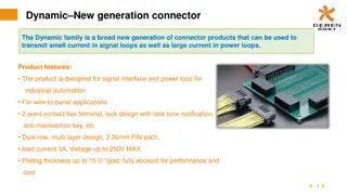 Dynamic New Generation Connector Products for Industrial Automation & Controls