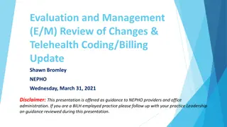 E/M 2021 Changes: Overview, Updates, and Telehealth Billing