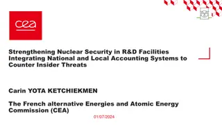 Strengthening Nuclear Security in R&D Facilities: Insider Threat Countermeasures