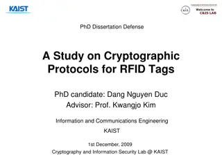 Cryptographic Protocols for RFID Tags Study & Defense