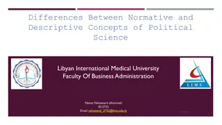 Understanding the Contrast Between Normative and Descriptive Political Science Concepts