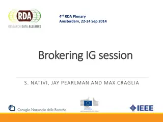 Brokering Governance Activities and Requirements Discussion