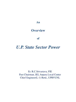 Overview of Uttar Pradesh State Sector Power by R.C. Srivastava