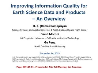 Enhancing Earth Science Data Quality: Overview and Objectives
