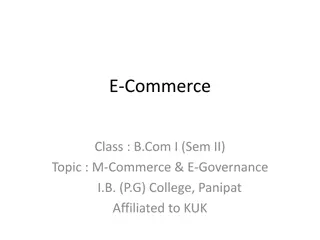 Exploring the World of M-Commerce and E-Governance in Today's Digital Age