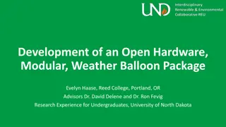 Open Hardware Weather Balloon Development