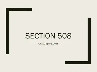 Understanding Section 508 Standards for ICT Accessibility