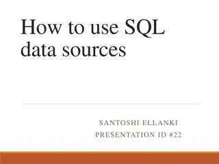 Configure SQL Data Sources for Web Applications