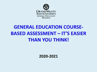 Assessment Strategies for General Education Courses