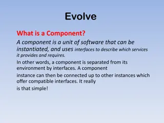 Understanding Software Components in the Evolve Architecture